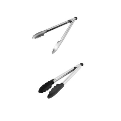 KitchenAid 2-Piece Stainless Steel Silicone Tipped and Utility Tong Set