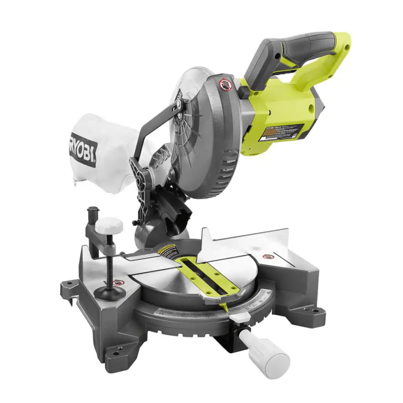 Ryobi One+ 18V Cordless 6-Tool Combo Kit with 7-1/4 Miter Saw, (2) Batteries, Charger & Bag (P1819-P553)