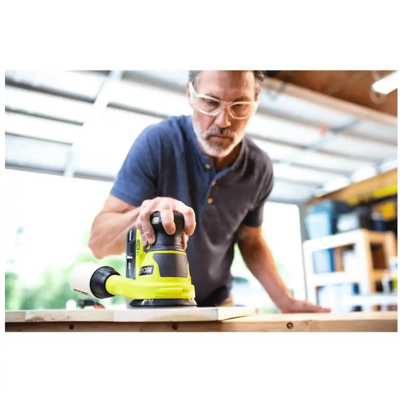 Ryobi One+ 18V Cordless 6-Tool Combo Kit with (2) Batteries, Charger, Bag with 5 in. Random Orbit Sander (P1819-P411)