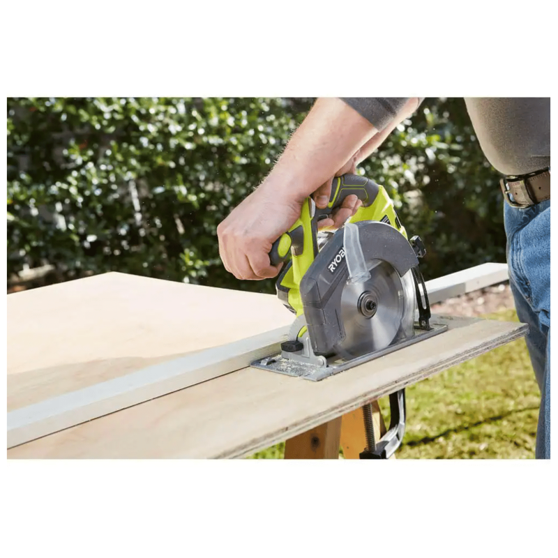 Ryobi One+ 18V Cordless 6-Tool Combo Kit with (2) Batteries, Charger, Bag, & 15 Amp 10 in. Sliding Compound Miter Saw with LED (P1819-TSS103)