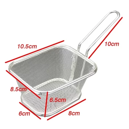 Megasave Small Fried Food Basket Stainless Steel C Small