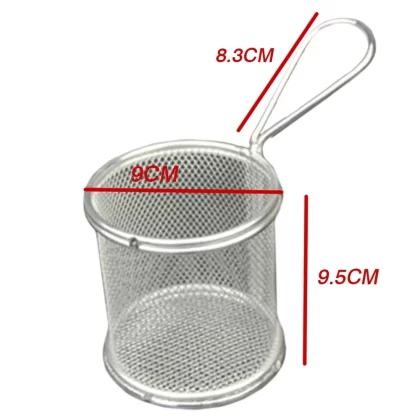 Megasave Small Fried Food Basket Stainless Steel A