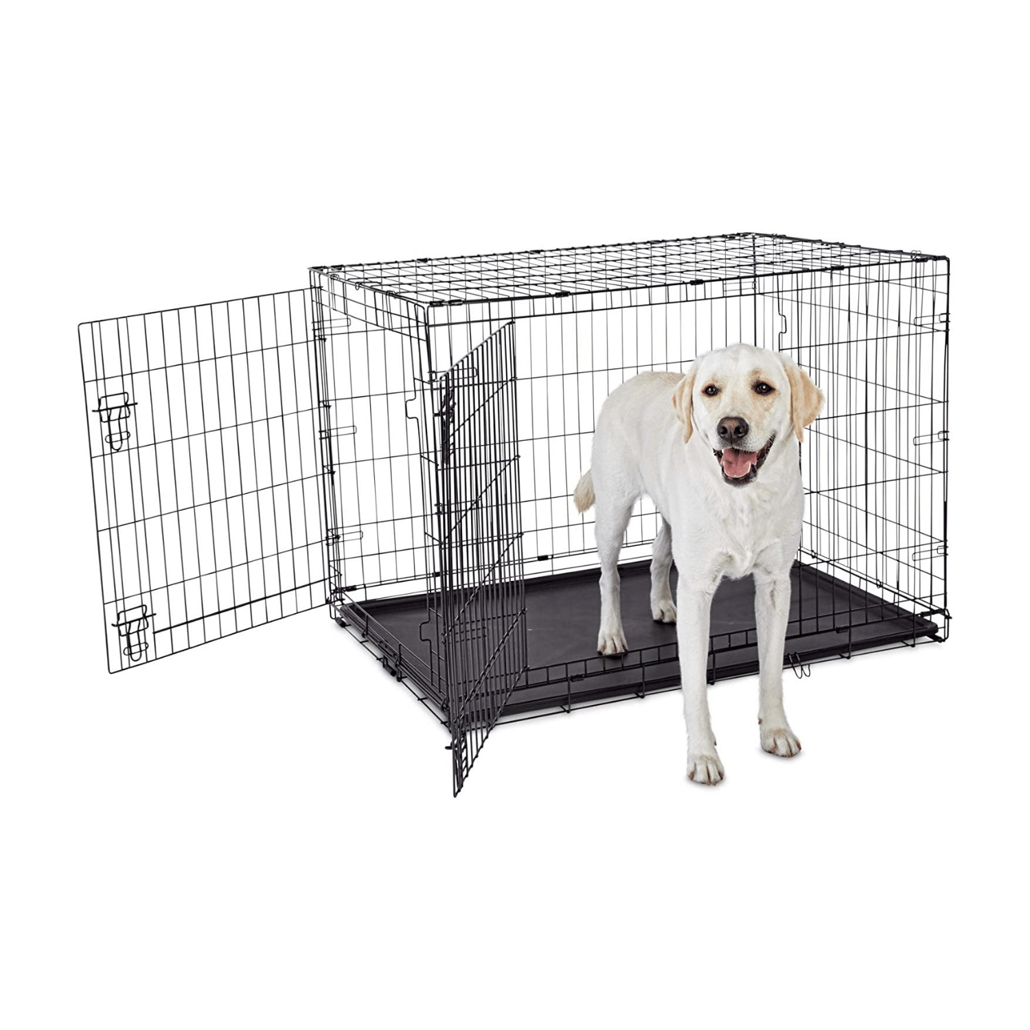 Animaze 2-Door Folding Dog Crate, 42.8" L x 28.7" W x 30.3" H, X-Large