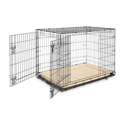 Animaze 2-Door Folding Dog Crate, 42.8" L x 28.7" W x 30.3" H, X-Large