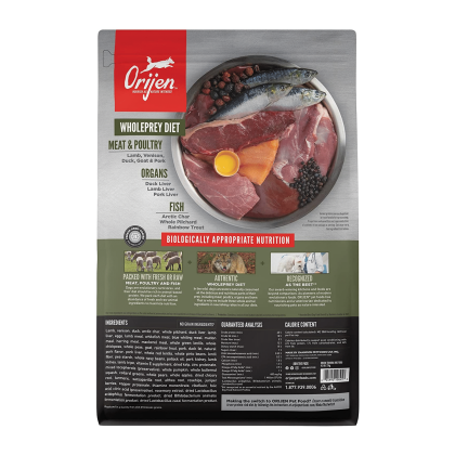 Orijen Tundra Grain Free & Poultry Free High Protein Fresh & Raw Dry Dog Food, 25 lbs.