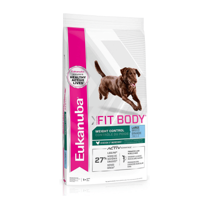 Eukanuba Fit Body Weight Control Large Breed Dry Dog Food, 30 lbs.