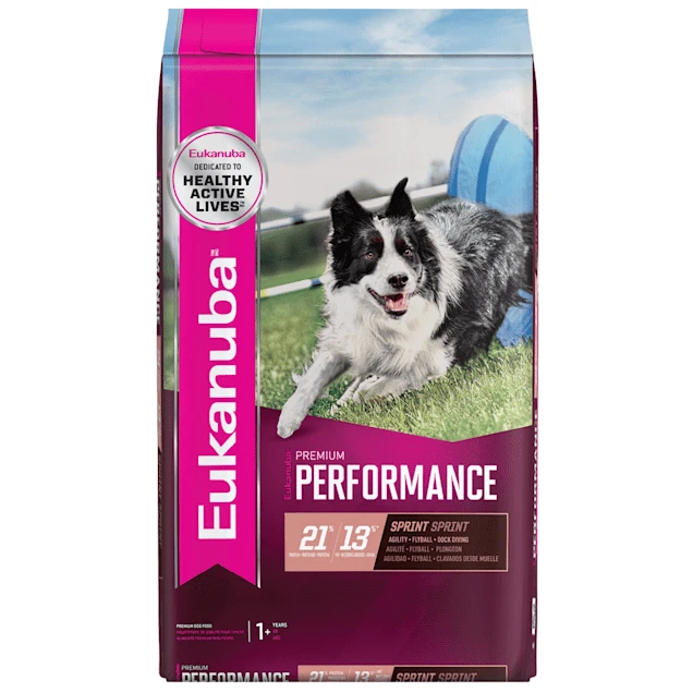 Eukanuba Premium Performance 21/13 SPRINT Adult Dry Dog Food, 28 lbs.