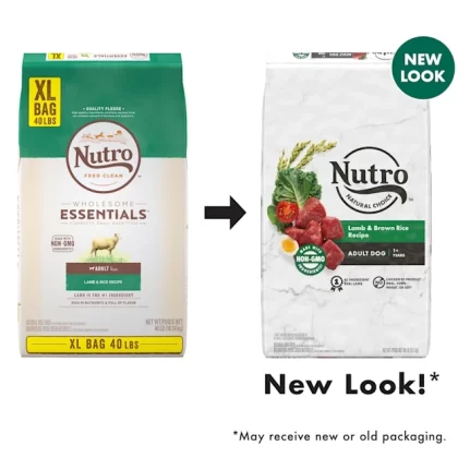 Nutro Natural Choice Lamb & Brown Rice Recipe Adult Dry Dog Food, 40 lbs.