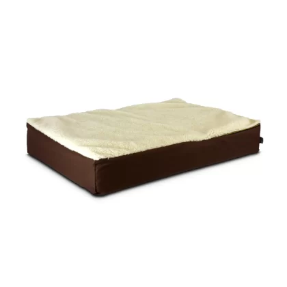 Snoozer Super Orthopedic Lounger in Brown & Cream, 45" L x 30" W