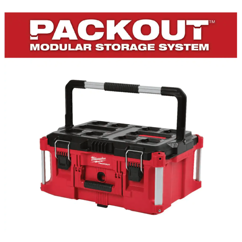 Milwaukee Packout 22 in. Large Portable Tool Box Fits Modular Storage System (48-22-8425)