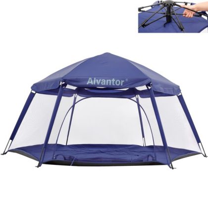 Alvantor Play Portable Playard Foldable Playpen with Canopy for Baby