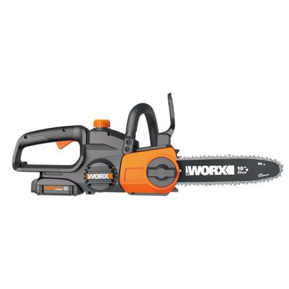 Worx WG322 10" 20V Chainsaw, Tool-Free Chain-Tensioning