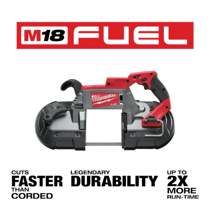 Milwaukee M18 Fuel 18-Volt Lithium-Ion Brushless Cordless Deep Cut Band Saw, Tool-Only (2729-20)