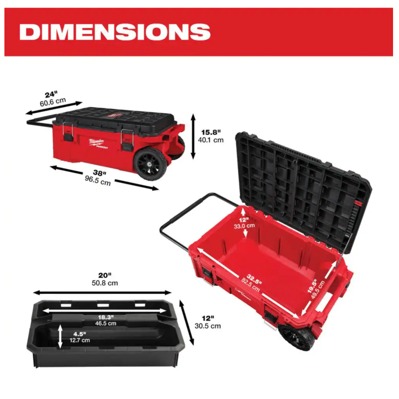 Milwaukee PackOut 38 in. Rolling Tool Chest (48-22-8428)