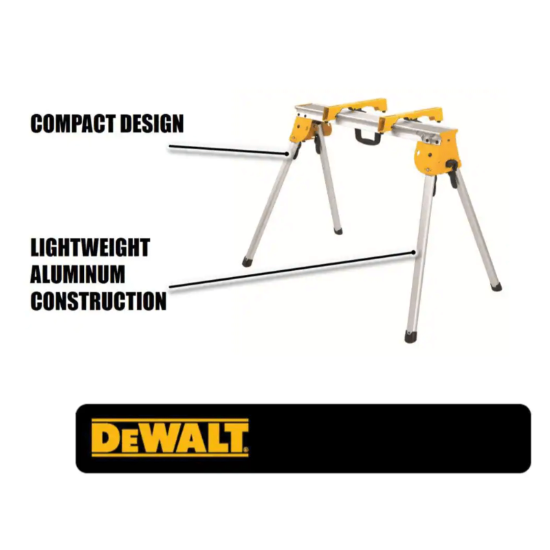 Dewalt Miter Saw Stand, Heavy Duty with Miter Saw Mounting Brackets (DWX725B)