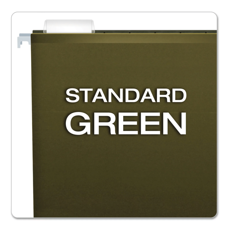 Pendaflex 4” Reinforced Extra Capacity Hanging Folders, Standard Green, Letter, 25 ct.