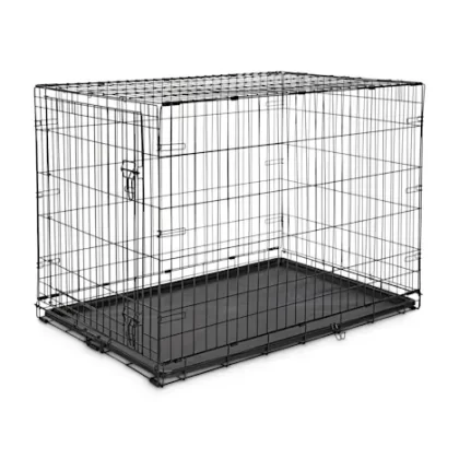 Animaze 1-Door Folding Dog Crate, 42.5" L x 28.5" W x 30.5" H
