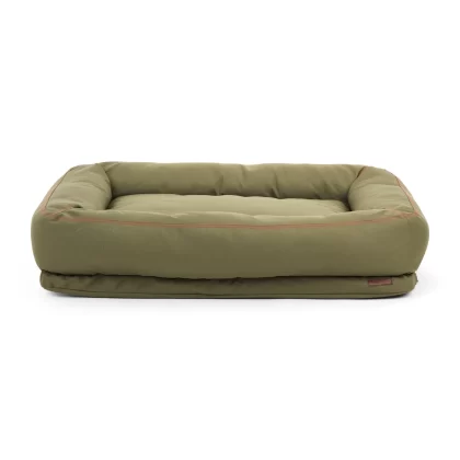 Reddy Indoor/Outdoor Olive Dog Bed, 40" L X 30" W