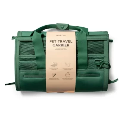 Wild One Spruce TSA Travel Carrier For Dogs, 11" L X 17.5" W X 10" H
