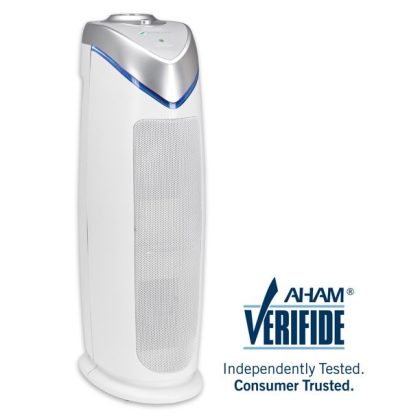 Guardian Technologies Air Purifier With True HEPA Filter And UV-C Sanitizer, AC4825W 22-Inch