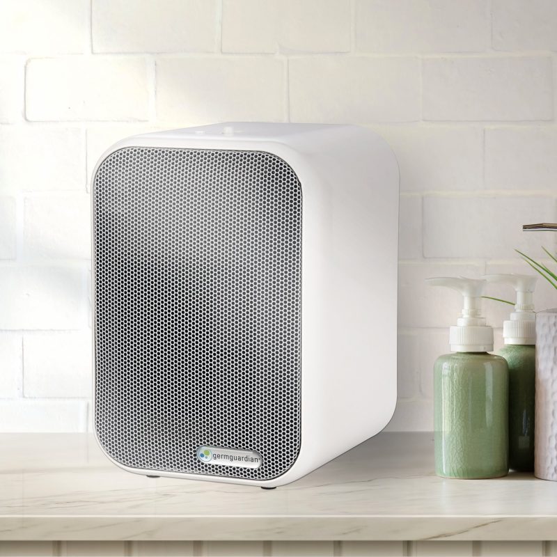GermGuardian AC4175W 4-In-1 Air Purifier with HEPA Filter, UV Sanitizer, Odor Reduction, 11-Inch Table Top Tower