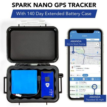 BrickHouse Security 140-Day 4G LTE Magnetic GPS Tracker, Cellular Real