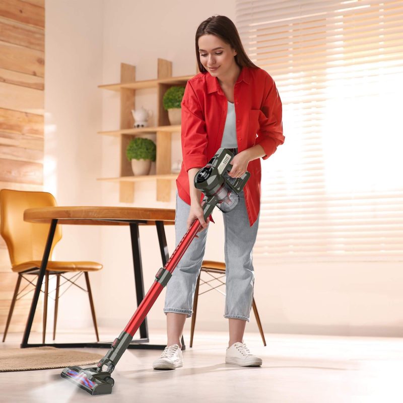 Inse N6 Cordless Vacuum, 12KPa Powerful Cordless Stick Vacuum Cleaner with 160W Motor