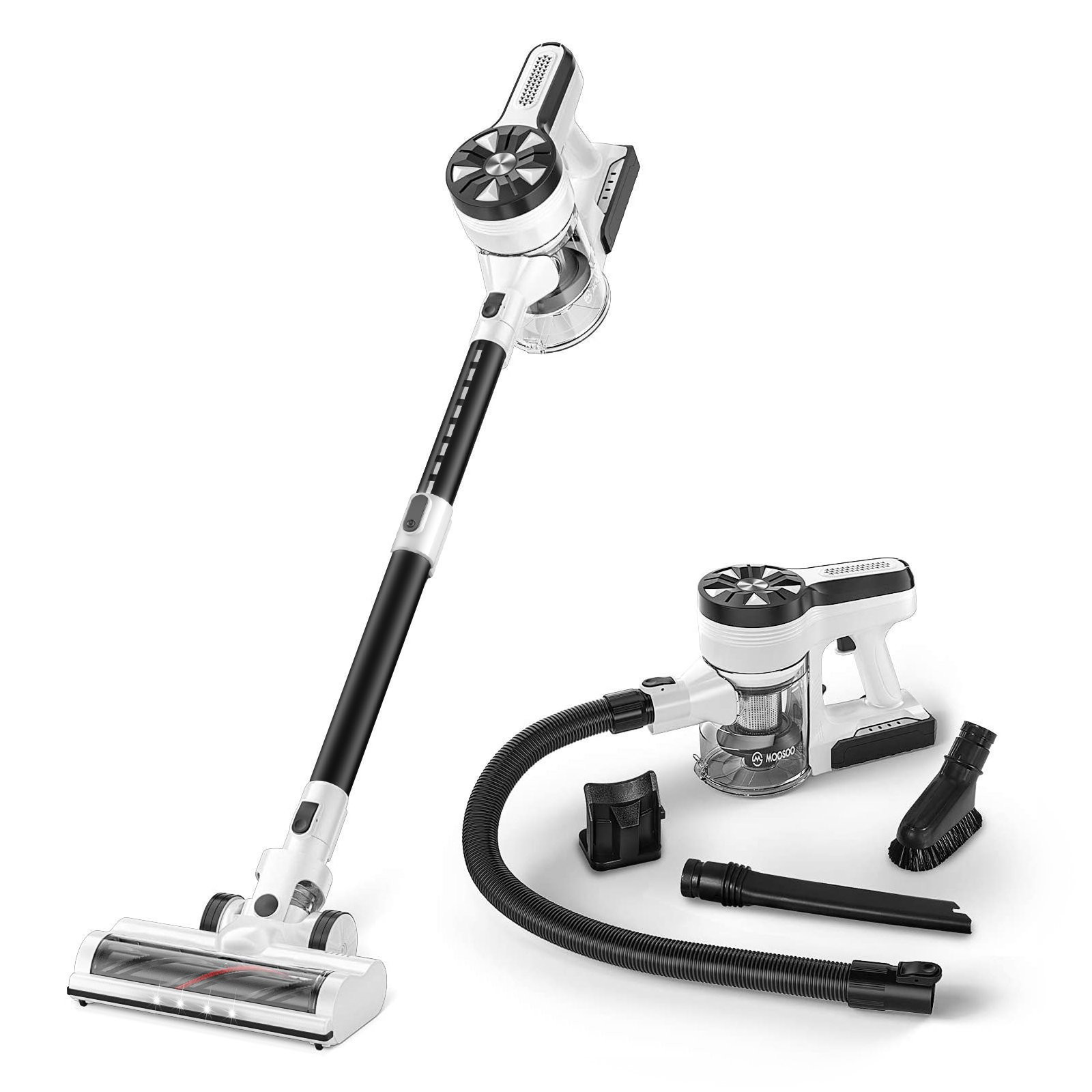 Moosoo 5-In-1 Lightweight Cordless Vacuum Cleaner, M24-S