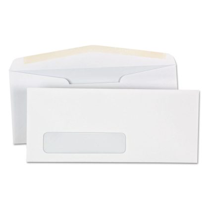 Universal Window Business Envelope, #10, 4 1/8" x 9 1/2", White, 500/Box