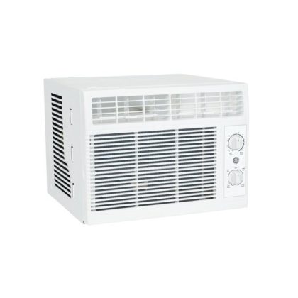 GE Appliances 5,000 BTU 115-Volt Mechanical Window Air Conditioner for Bedroom, White, AHT05LZ