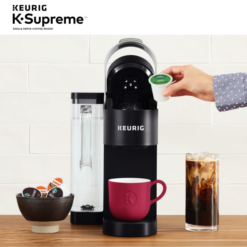 Keurig K-Supreme Single Serve K-Cup Pod Coffee Maker, MultiStream Technology, Black