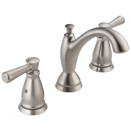 Delta Linden Traditional Two Handle Widespread Bathroom Faucet, 3593-SSMPU-DST, Steel