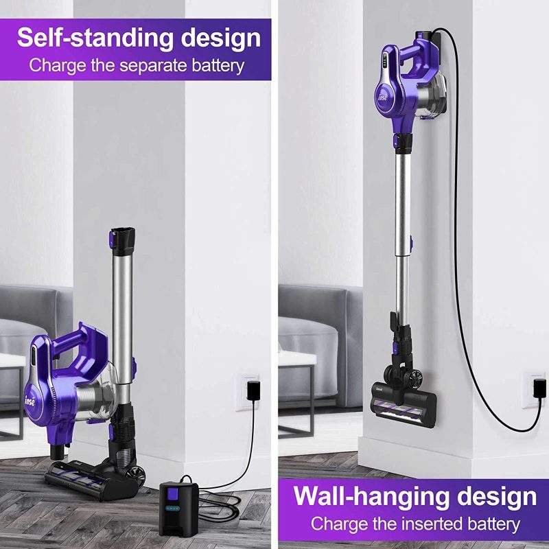 Inse S6P 23KPa Cordless Vacuum 10-In-1 Lightweight Stick Vacuum Cleaner with 250W Brushless Motor