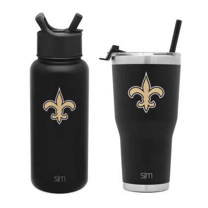 Simple Modern NFL Licensed Insulated Drinkware 2-Pack, New Orleans Saints