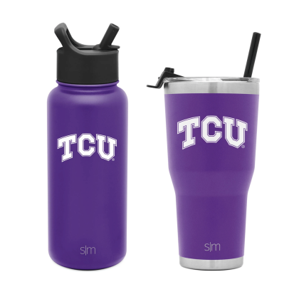 Simple Modern Collegiate Licensed Insulated Drinkware 2-Pack, Texas Christian University