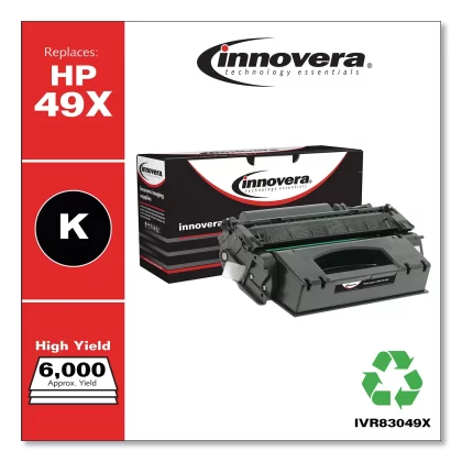 Innovera Remanufactured Black High-Yield Toner Cartridge, Replacement For HP 49X (Q5949X), 6,000 Page-Yield