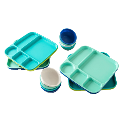 Nordic Ware 16-Piece Microwave Safe Summer Picnic and Party Set