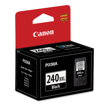 Canon PG-240XXL Extra High Yield Ink Tank Cartridge, Black (600 Page Yield)