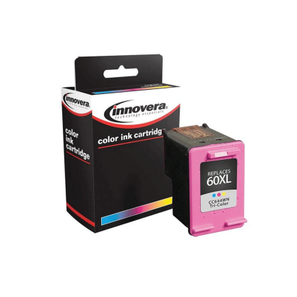 Innovera Remanufactured Tri-Color High-Yield Ink, Replacement For HP 60XL (CC644WN)
