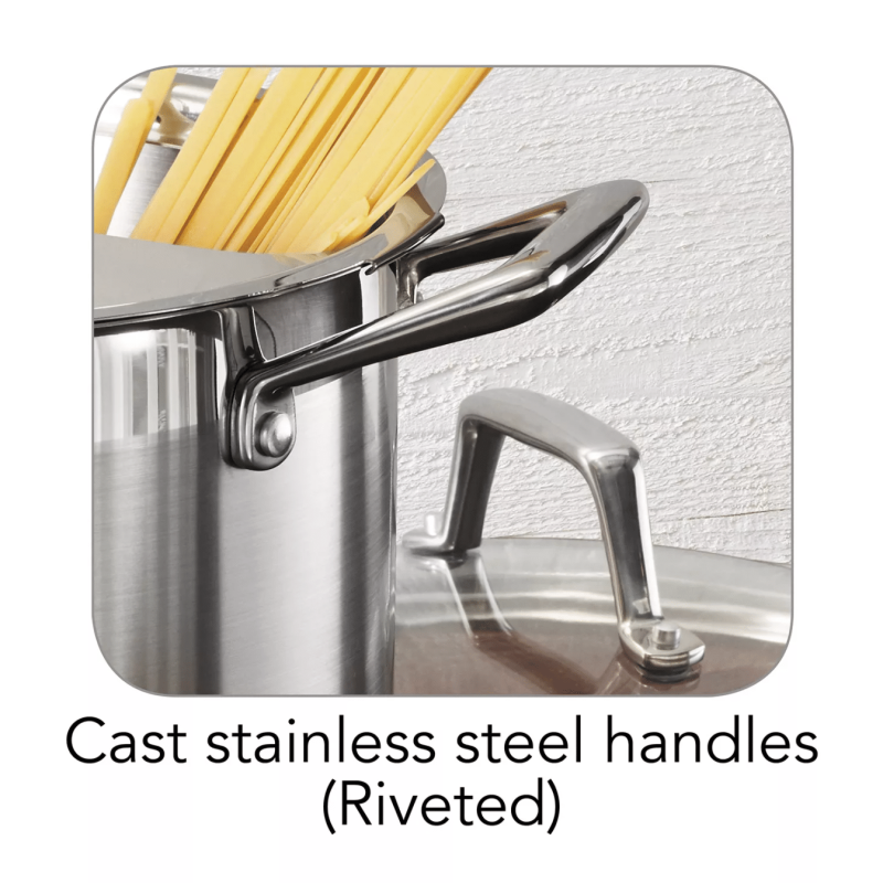 Tramontina 8 Qt. Stainless-Steel Lock-N-Drain Pasta Cooker