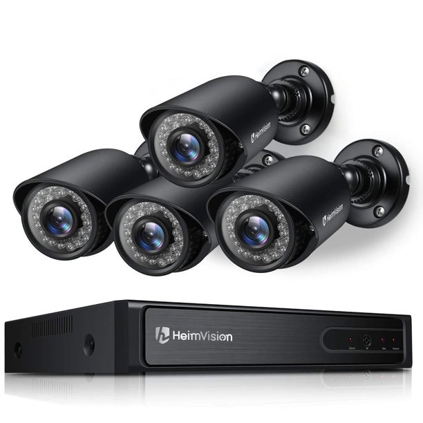 HeimVision 8CH 1080P Security Camera System, Weatherproof CCTV Surveillance Camera with Night Vision