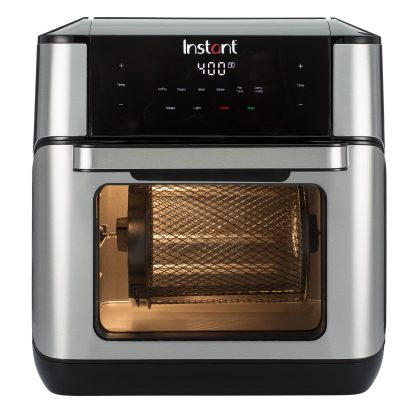 Instant Vortex Plus 10 Qt 7-In-1 Digital Air Fryer Oven, with Rotisserie Spit, Drip Pan & 2 Cooking Trays