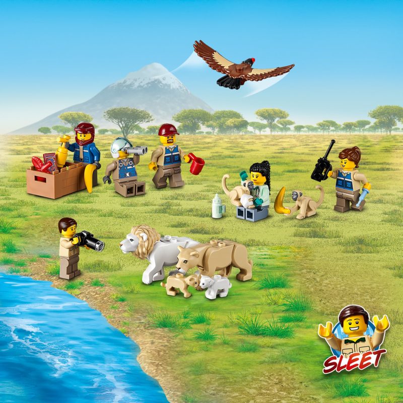 Lego City Wildlife Rescue Camp 60307 Building Toy for Kids Aged 6 and Up, 503 Pieces