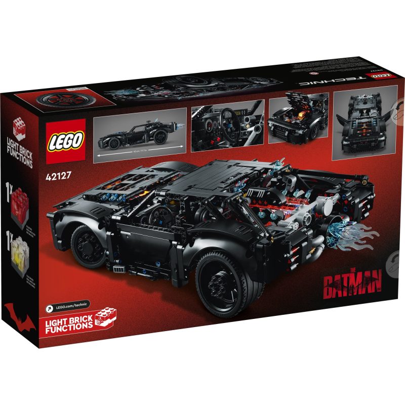 Lego Technic The Batman - Batmobile 42127 Model Building Kit, 1,360 Pieces
