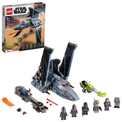 Lego Star Wars The Bad Batch Attack Shuttle 75314 Building Toy with 5 Lego Minifigures, 969 Pieces