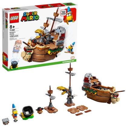 Lego Super Mario Bowser’s Airship Expansion Set 71391 Collectible Building Toy (1,152 Pieces)