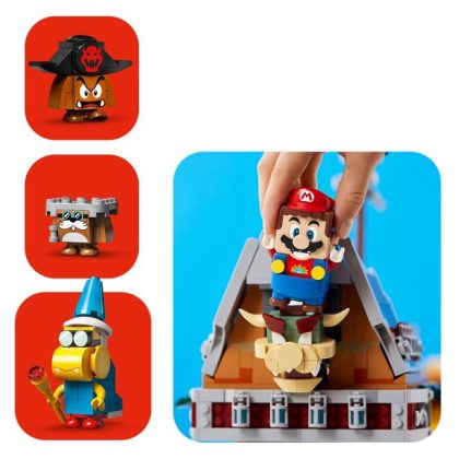 Lego Super Mario Bowser’s Airship Expansion Set 71391 Collectible Building Toy (1,152 Pieces)