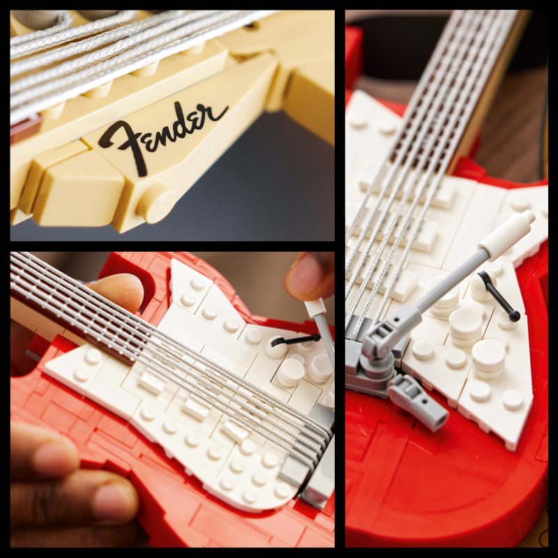 Lego Ideas Fender Stratocaster 21329 Building Kit, 1,079 Pieces