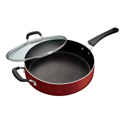 Tramontina 5.5 Qt Covered Nonstick Jumbo Cooker, Red
