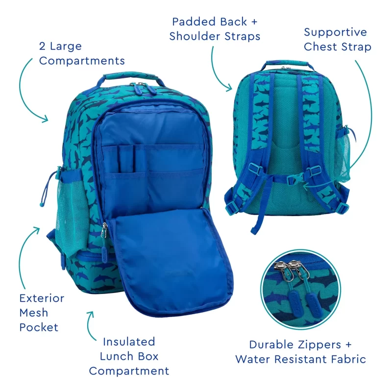 Bentgo 2-In-1 Backpack & Lunch Bag and Bentgo Kids Chill Lunch Box